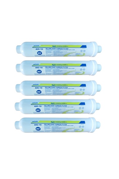 alkalinees 5 ADET - Easywell Post Carbon Filter NSF Onaylı Tatlandırıcı Son K...