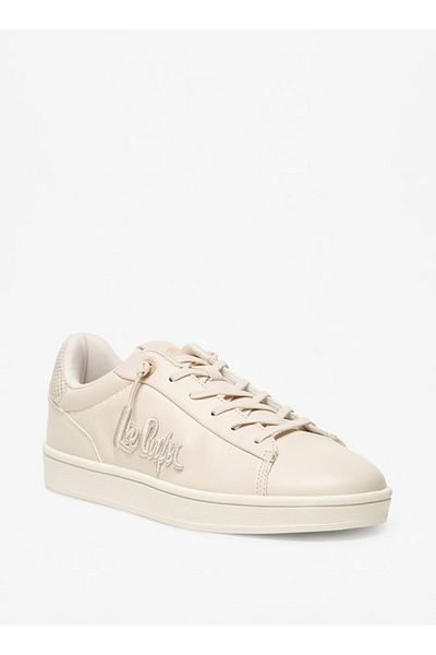 Lee Cooper Women's Logo Embroidered Lace-Up Low Ankle Sneakers