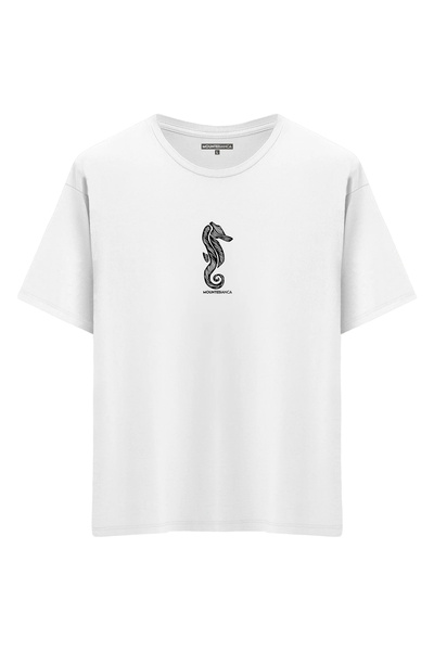 Mounte Bianca Unisex morski konjić - Oversize kroj T-shirt