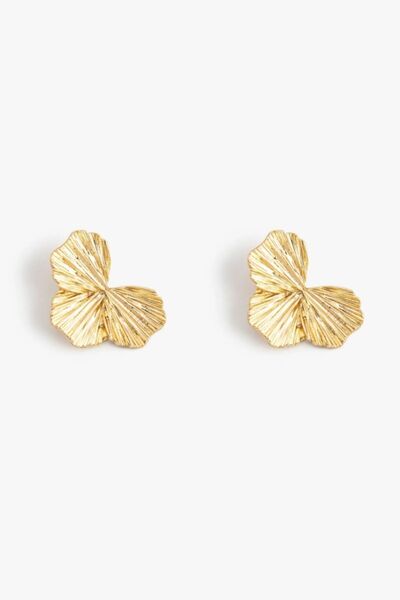 KYOLA DESİGN Çiçek Gold Küpe