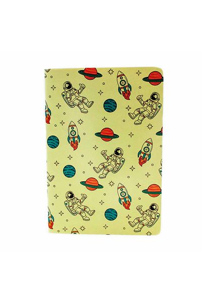 PALTO TASARIM Astronaut A5 Unlined Diary Design Notebook