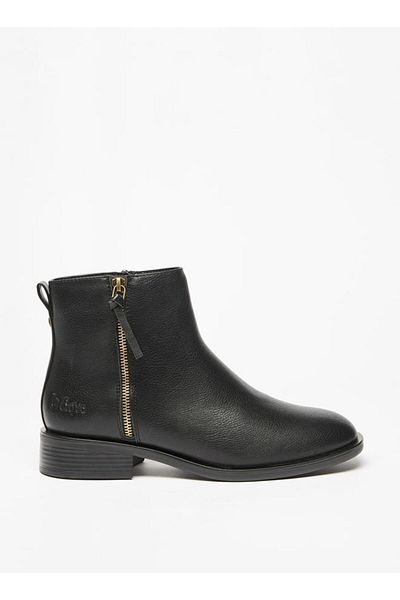 Lee Cooper Women's Solid Ankle Boots with Zip Closure