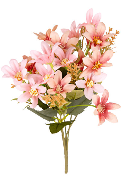 Herdekora Yapay Çiçek Lilyum-Zambak Demeti Pembe 30 Cm.