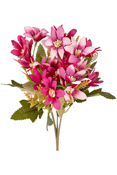 Herdekora Yapay Çiçek Lilyum-Zambak Demeti Fuşya 30 Cm.