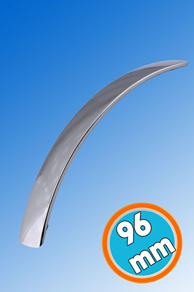NZB Mobilya Mutfak Dolabı Çekmece Dolap Kulpları Düz Metal Kulp Kulbu Kulpu Krom (96 mm-9.6 cm)