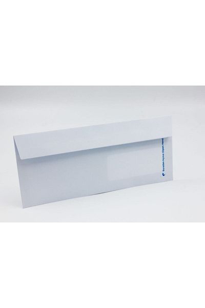 Zarfsan Φάκελος Diplomat με παράθυρο 10,5x24 cm 110 gr 1 ζύμη 500 τεμάχια