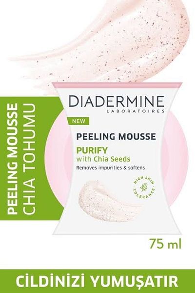 Diadermine Naturally Foam Peeling Purifying 75 ml + Make-up Removal Foam 150 ml
