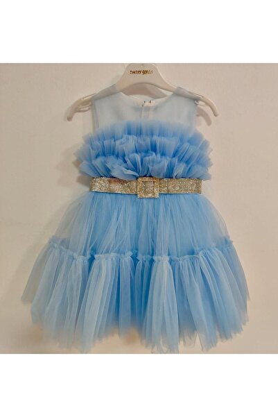 Daisy Girls Mavi Kız Çocuk Abiye
