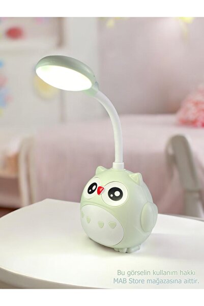 Genel Markalar Sevimli Baykuş Tasarımlı USB Şarjlı LED Masa Lambası - Okula Dönüş Hediyesi, Dekoratif Gece Lambası