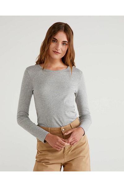United Colors of Benetton Tricou Benetton Crew Neck Scris