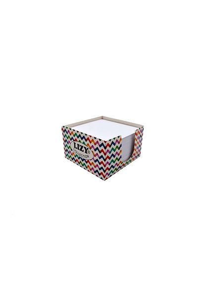 Lizy 8.5x8.5 Boxed Cube Note 500 Pieces White 1 Piece