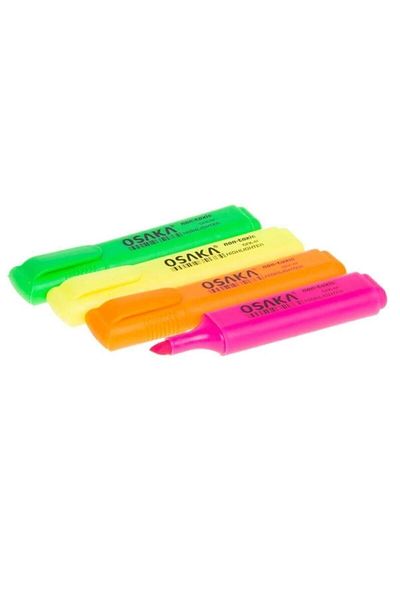 Osaka Highlighter Pen Set 4 Colors Ofk-4f