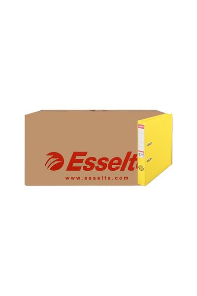 Esselte Narrow Plastic Folder (9945) Yellow Box of 30