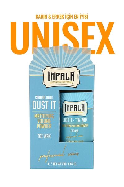 IMPALA Pudra Toz Wax Saç Şekillendirici Wax Güçlü Tutuş Strong 20gr
