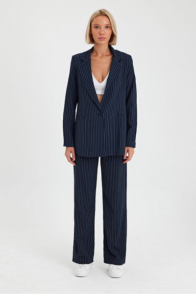 MADAME MELEK Striped Suit