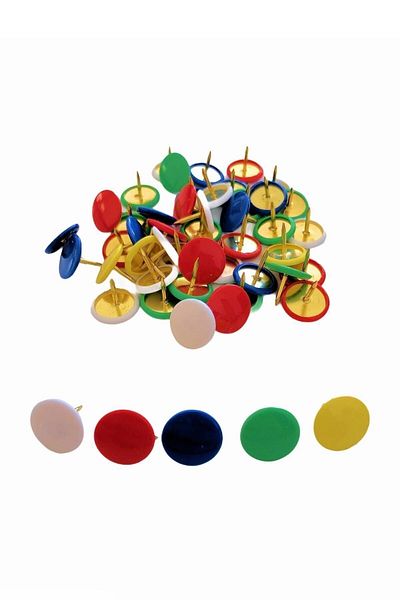 f3 Market 100 Colorful Pushpins