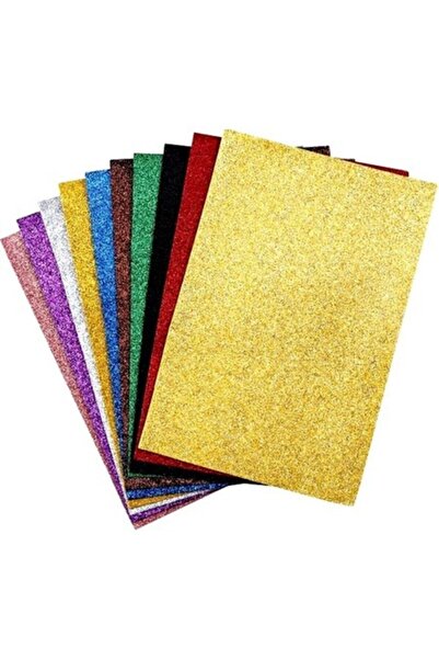 RBC Simli Eva Yapışkansız 20*30 Karışık 10 Renk