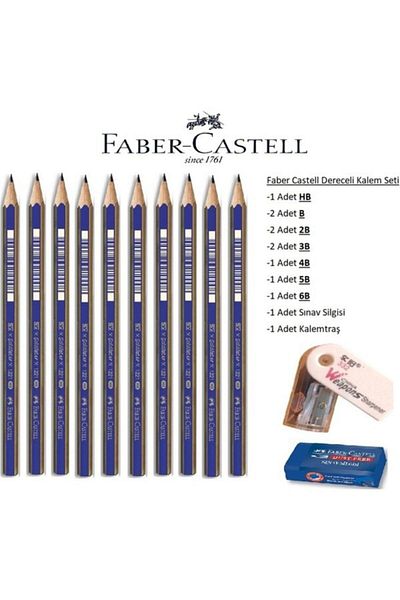 Faber Castell Faber-castell Graduated Pen Set of 10
