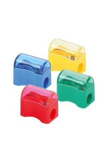 Linea Plastic Pencil Sharpener with Lid 24 Pieces Box (262)