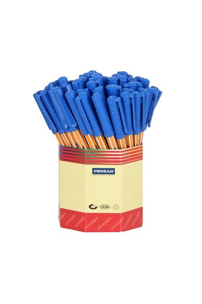 Pensan Office Pen 1010 Ballpoint Pen Blue 60pcs 1 mm