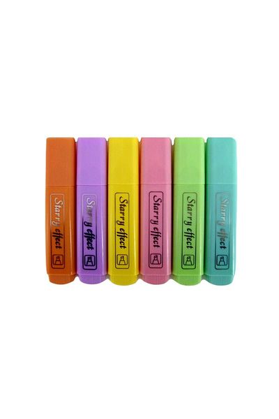 Linea Pastel Highlighter 6 pcs (FL-8102-6)