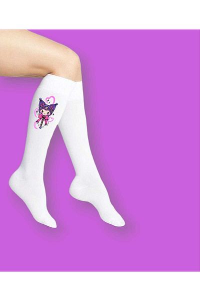 archiepet Sweet Melodious Mini Heart Girl Knee Socks