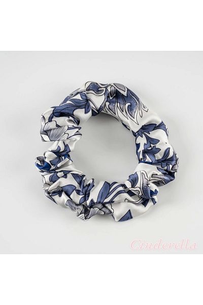 thenile Agrafă de păr din mătase pură 100% mătreață - Scrunchie moale de 3,5 cm, agrafă care nu îngroșează modelul-6