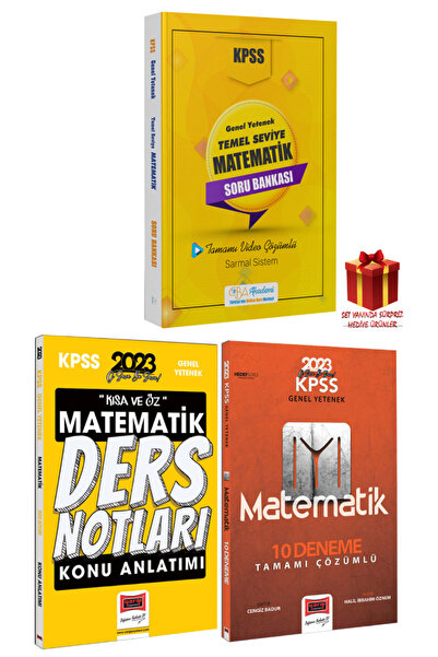 CBA Akademi KPSS Matematik Soru Bankası+Yargı Matematik Ders Notları+Matemati...