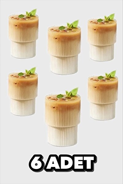 Genel Markalar 6 Adet Origami Stil Mika Plastik Bardak | Sunum Bardağı Meşrub...