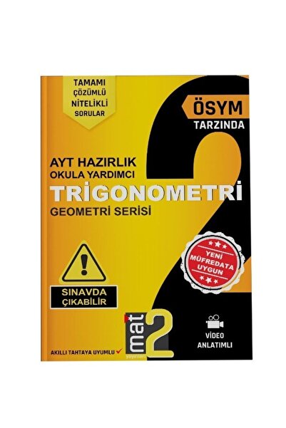 Mat2 Yayınları Trigonometri Geometri Serisi Konu Anlatımlı Soru Bankası
