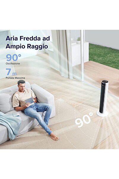 Levoit Uzaktan Kumandalı LEVOİT Fan Kulesi 92 CM, Özel, Güçlü Soğutma Fanı Sessiz