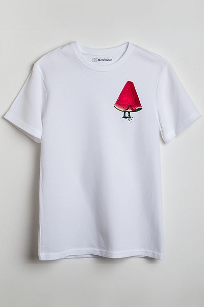 SM Satranç Medya Μπλουζάκι Unisex με στάμπα καρπούζι