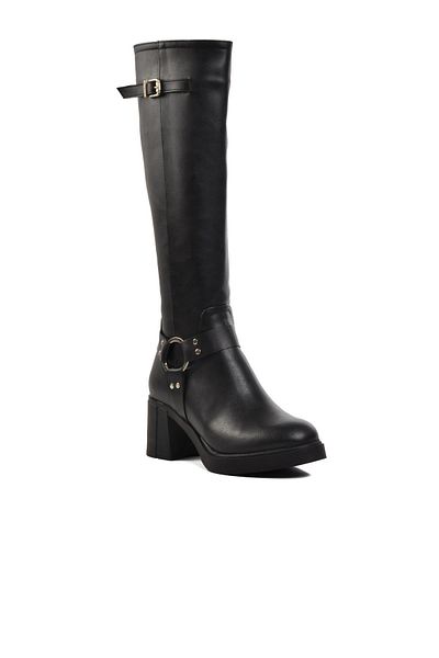 Pierre Cardin PC-54119 Μαύρες γυναικείες μπότες