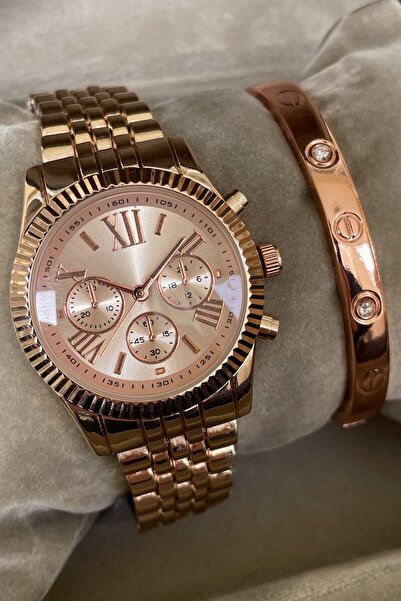 Leerybee Premium Wristwatch with Unisex Cariter Bracelet Gift Suitable for Everyone