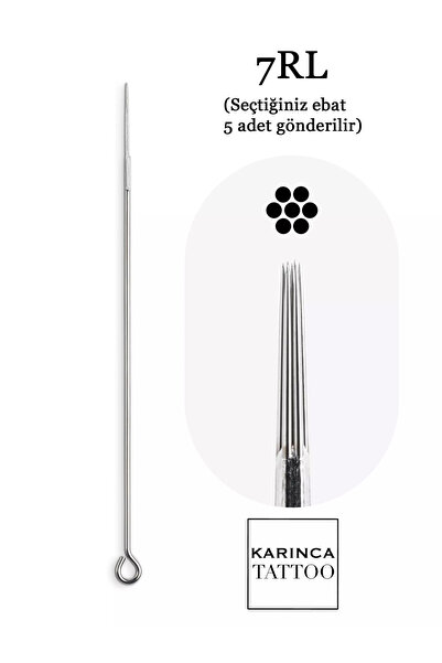 Karınca Tattoo 5 Adet Dövme İğnesi Handpoke Tattoo Çubuk İğne (Karınca Tattoo)