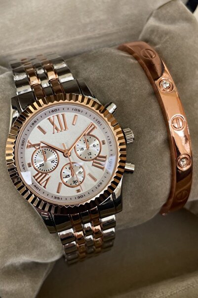 Leerybee Premium Wristwatch with Unisex Cariter Bracelet Gift Suitable for Everyone