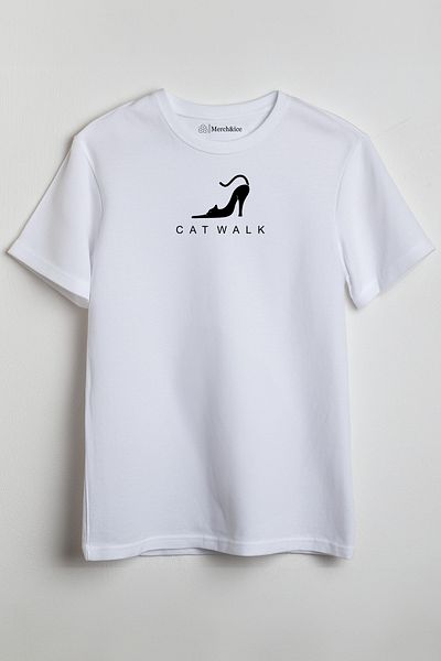 SM Satranç Medya Μπλουζάκι Unisex με στάμπα Cat Walk