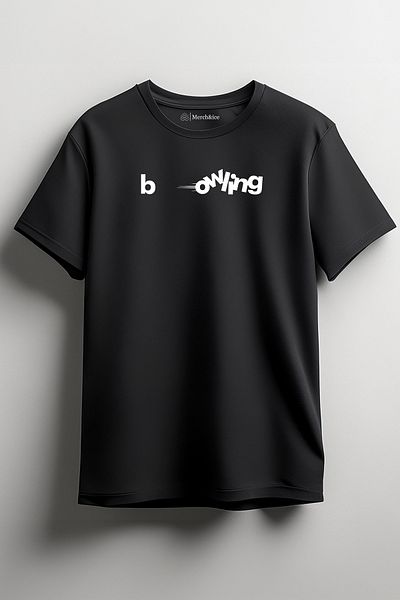 SM Satranç Medya Μπλουζάκι Unisex Bowling - Μπροστινό τυπωμένο