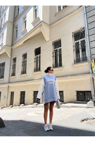 LB Laluna Butik Γυναικείο πλεκτό πουλόβερ Λεπτομερές μάλλινο φούτερ