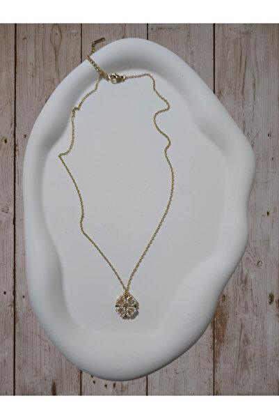 stainless steell çelik gold açılır kapanır kolye