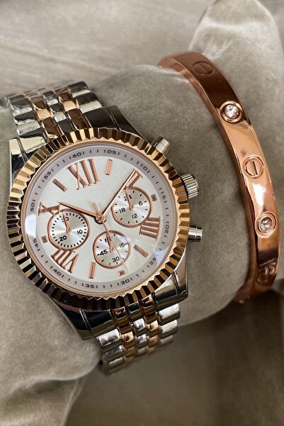 Leerybee Premium Wristwatch with Unisex Cariter Bracelet Gift Suitable for Everyone