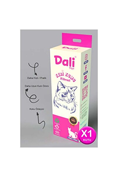 Dali Kedi Kumu Temizleme Elekli Filtre 7 Li Xl