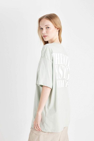 DeFacto Cool Star Wars-mandalorian Tricou cu mânecă scurtă, cu mânecă scurtă, cu imprimeu, cu croială largă 3159778