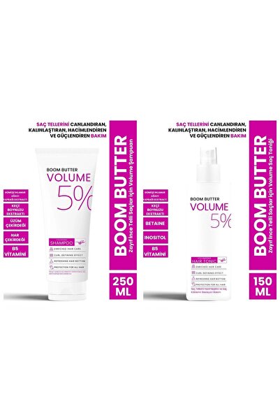 PROCSIN Boom Butter Volume Zayıf ince Telli Şaçlar için Volume