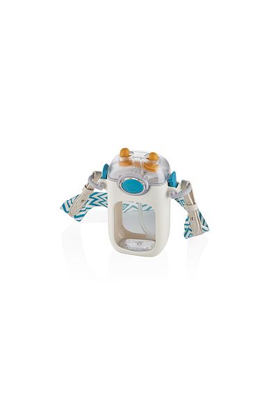 DILLER 400 ml White Tritan Flask - with Straw