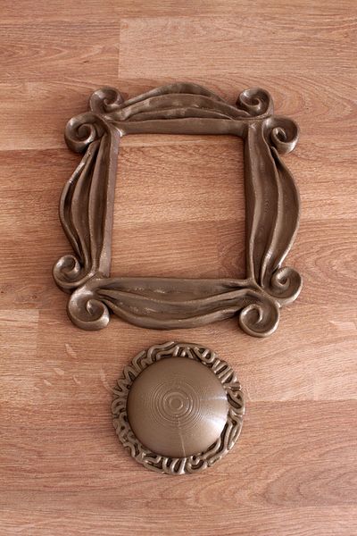Maflen Σετ στολίδι πόρτας Monica's Bronze Vintage Αξεσουάρ πλαισίου 17x19 cm και πόμολο πόρτας