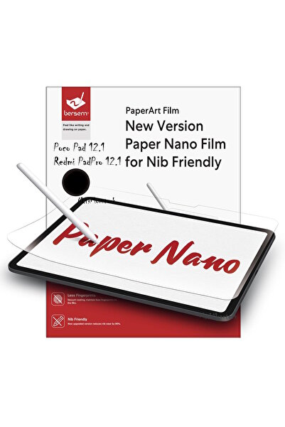 m.tk moveteck Xiaomi Poco Pad 12.1 inç Uyumlu Paper Like Ekran Koruyucu Kağıt...