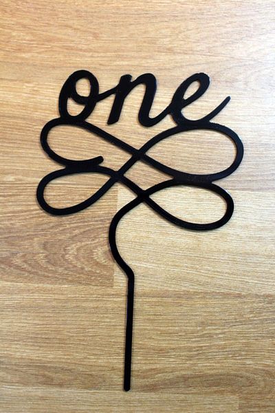 Maflen One Bir 1 Year Birthday Cake Decoration