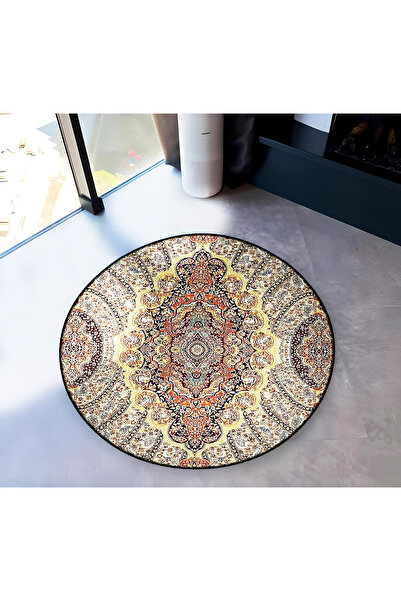 Rugs Modern Halı سجاد زخرفي منسوج دائري منسوج قاعدة منسوجة تقليدية ذات نقوش ب...