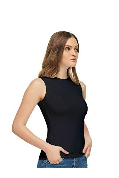 Alıç Tutku Elit Жіночий 2-х комплект Еластан з короткими рукавами Чорний боді